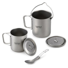 Load image into Gallery viewer, Titanium 750ml Pot 420ml Water Cup