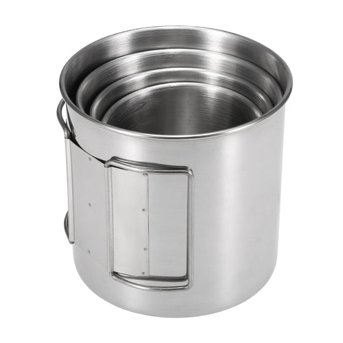 Pack of 4 Stainless Steel Cups
